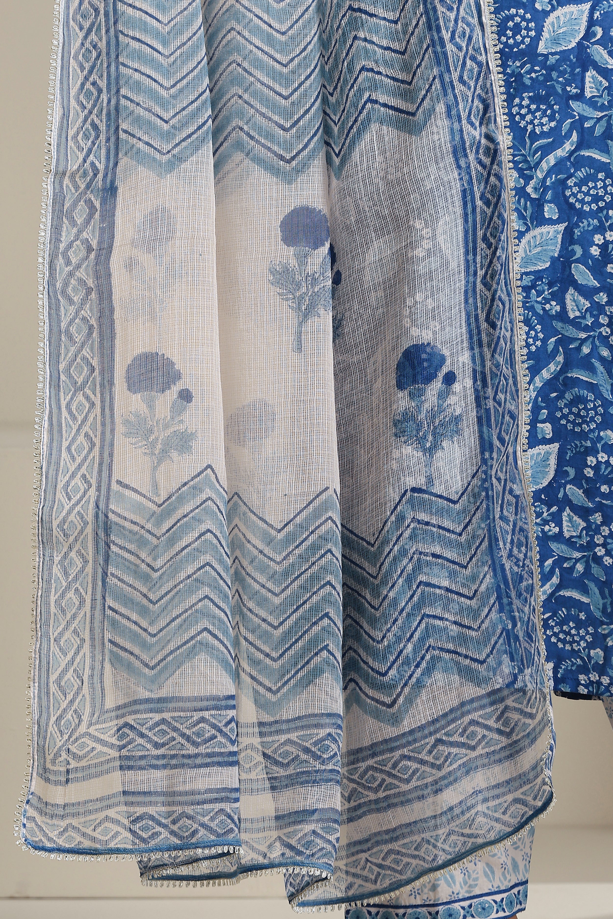 Egyptian Blue Kurta Set of 3