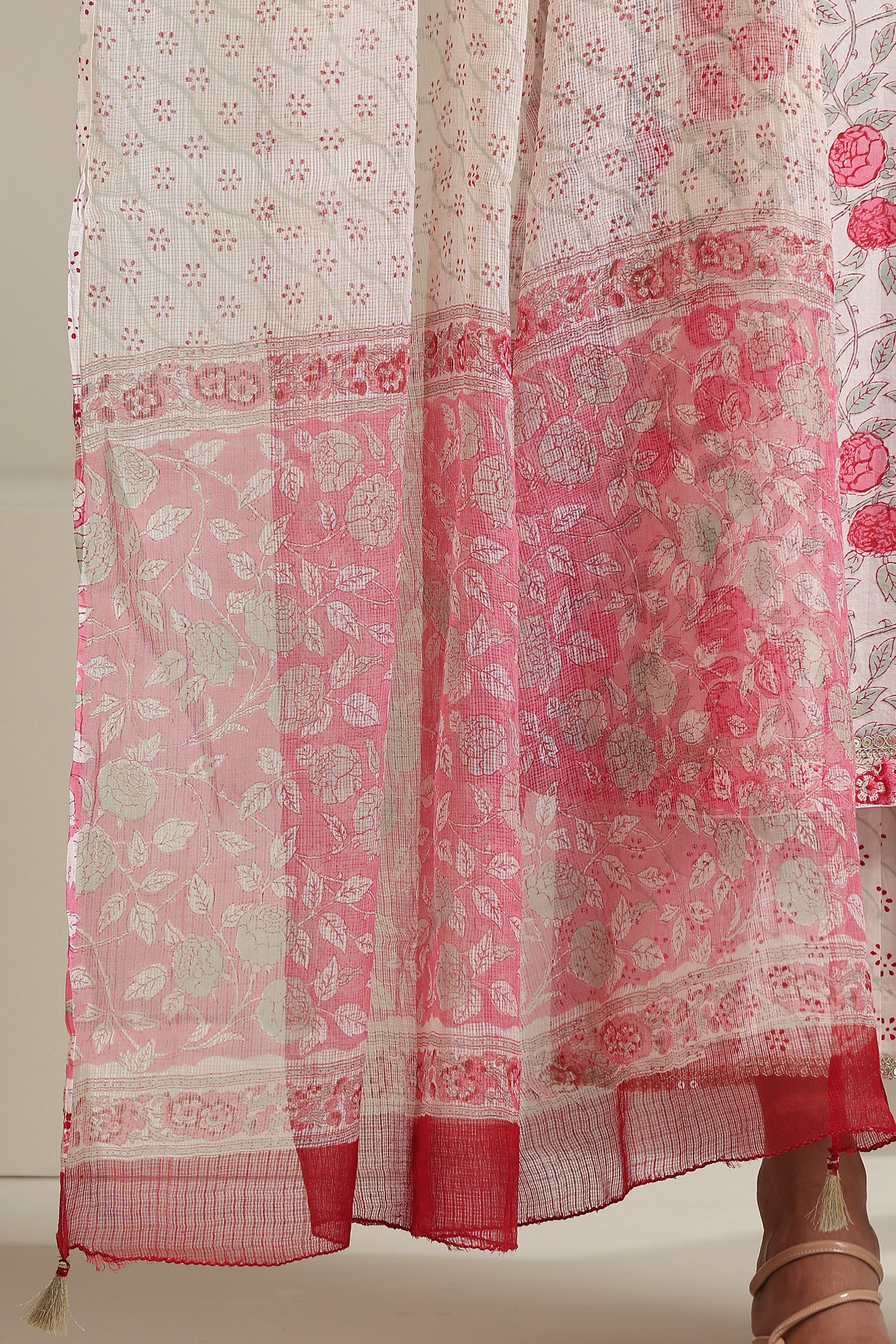 White Rosalia Kurta Set of 3