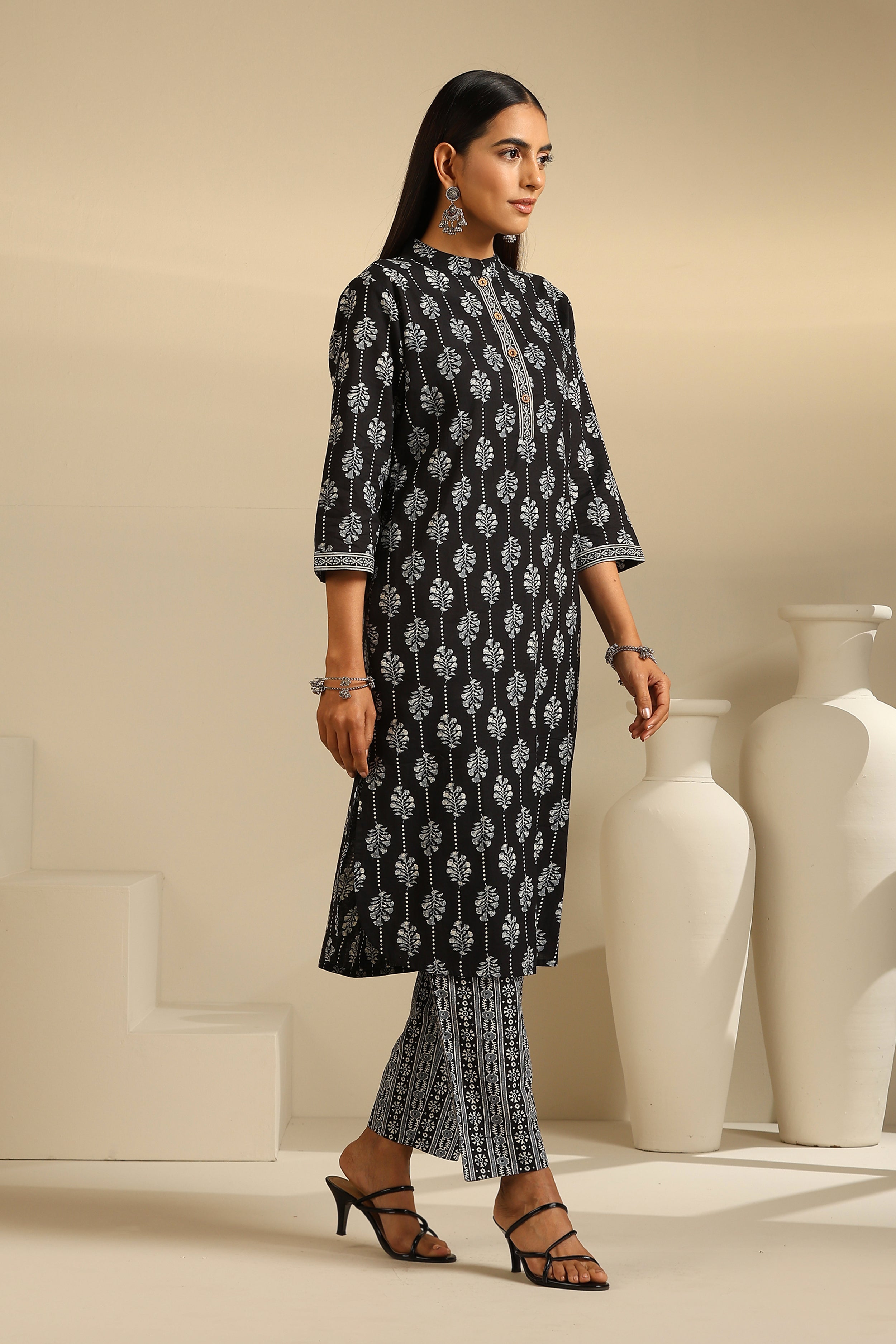 Black Onyx Kurta Set of 2