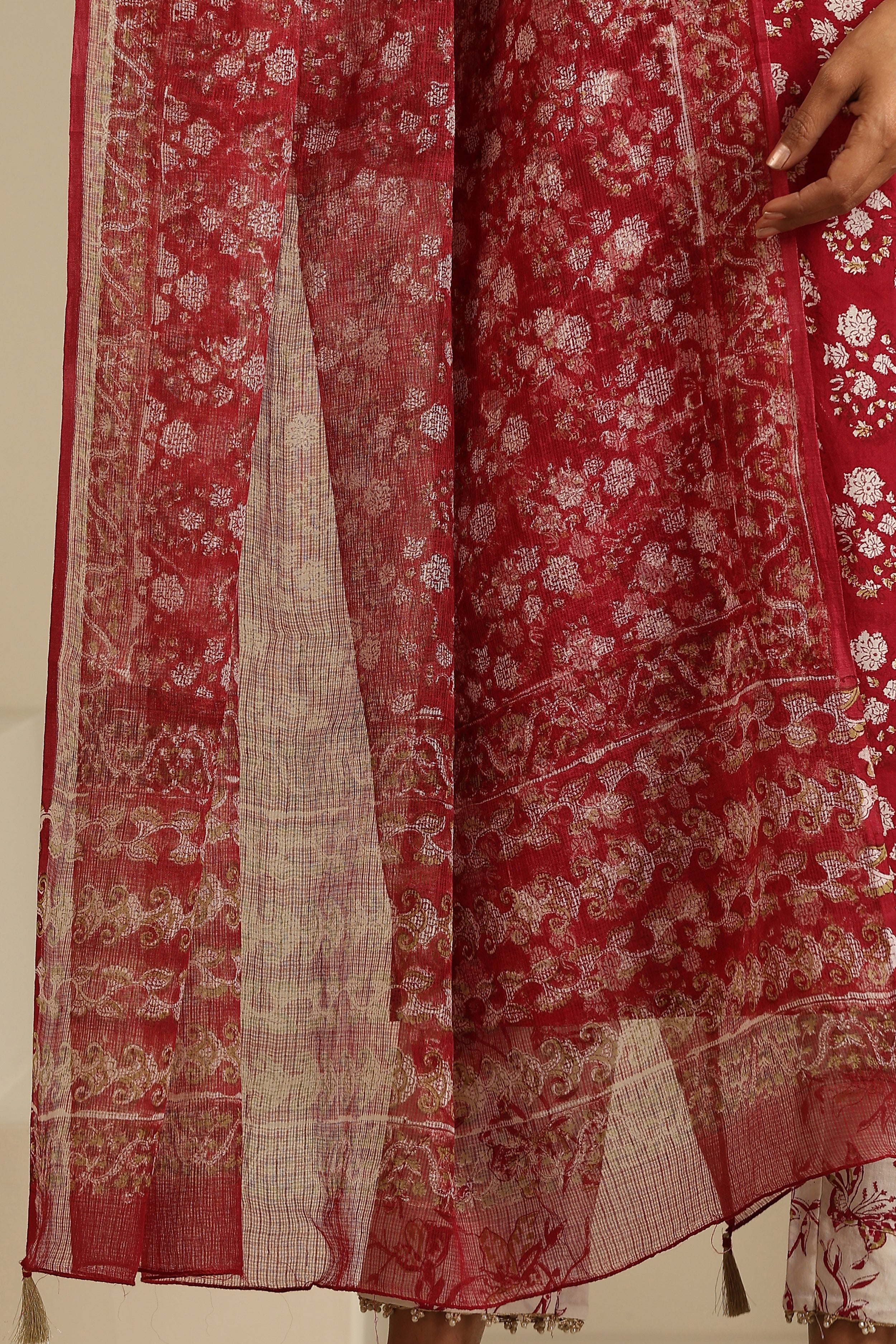 Maroon Sangria Kurta Set of 3