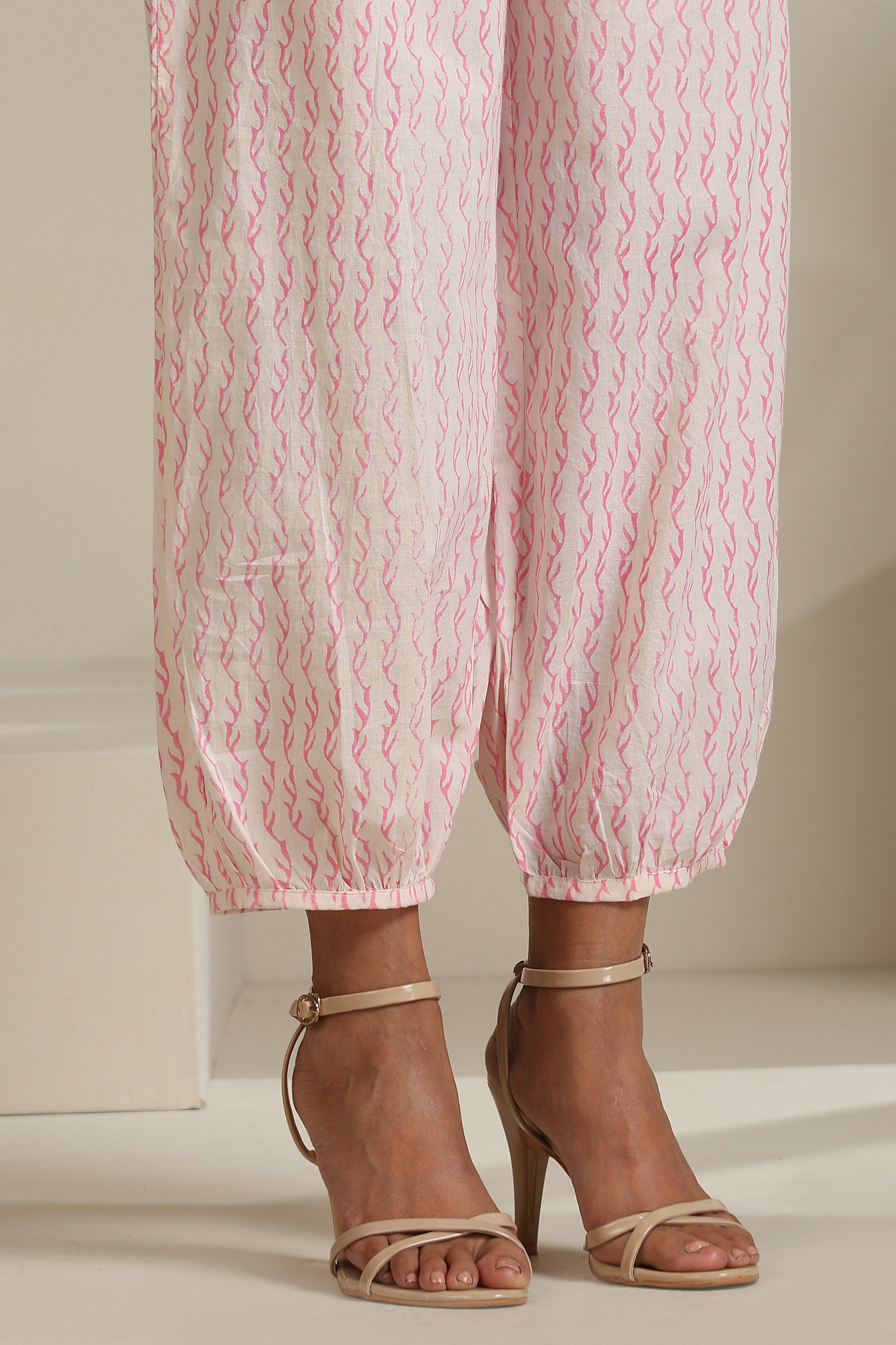 Cerise Pink Embroidered Kurta Set of 3