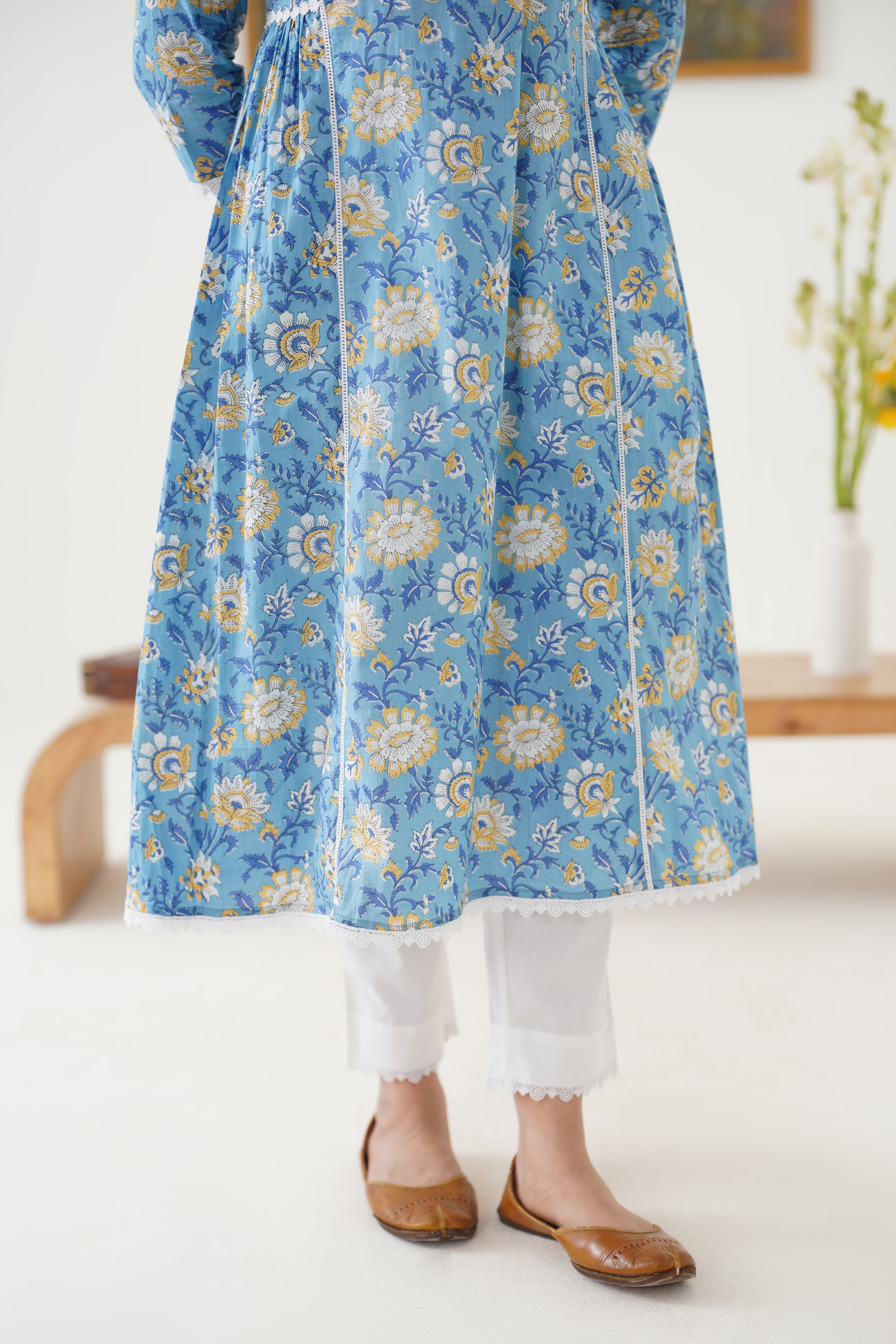 Blue Kyra Kurta Set of 2