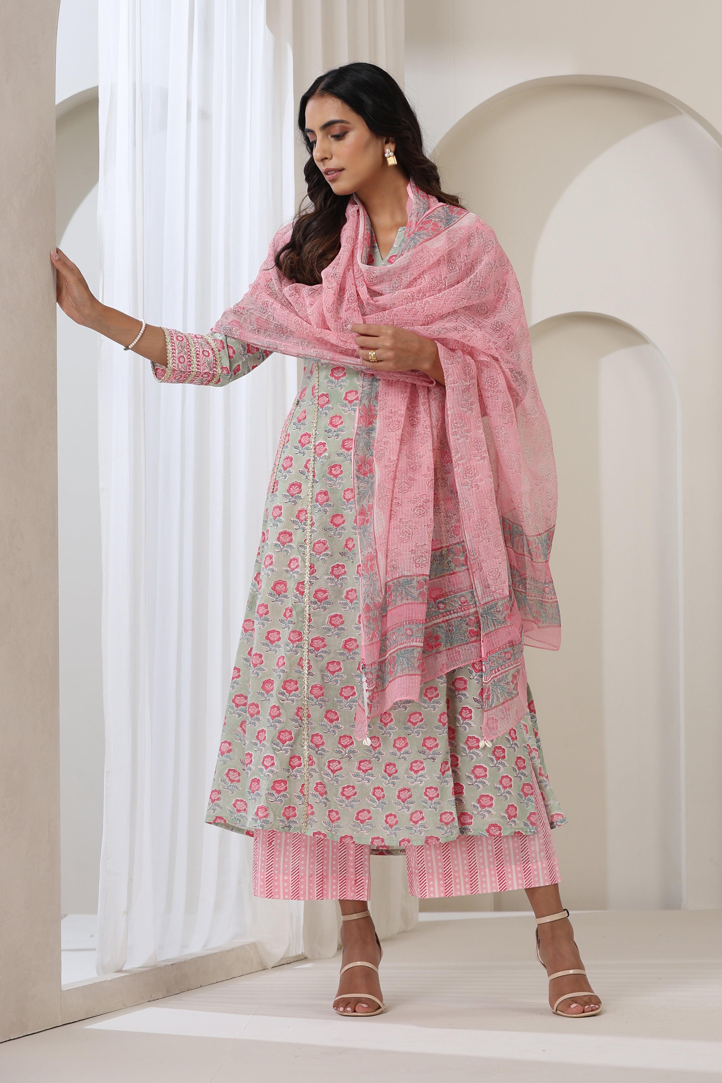 Serene Green Kurta Set of 3