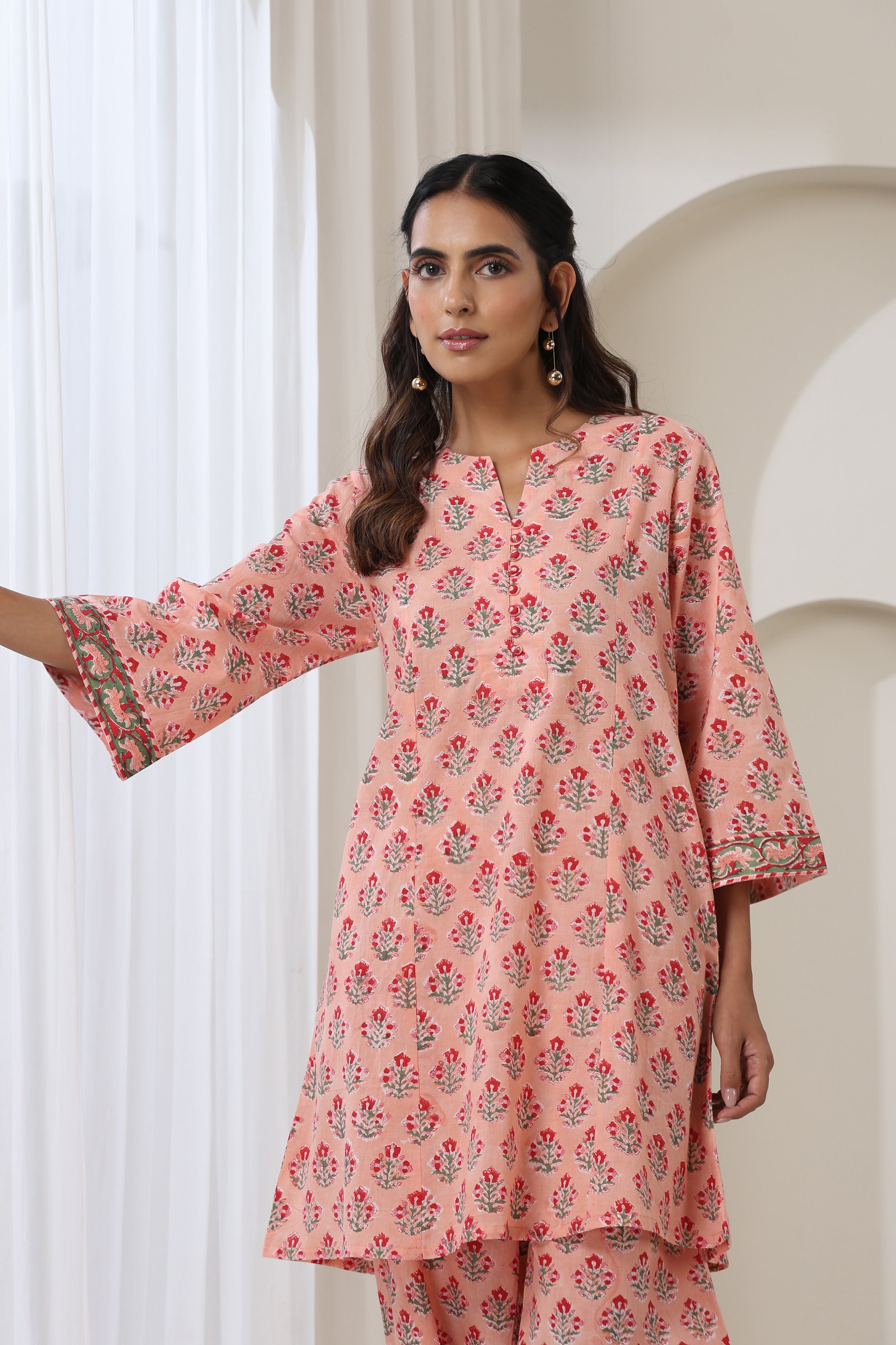 Peach Blossom Co-ord Set