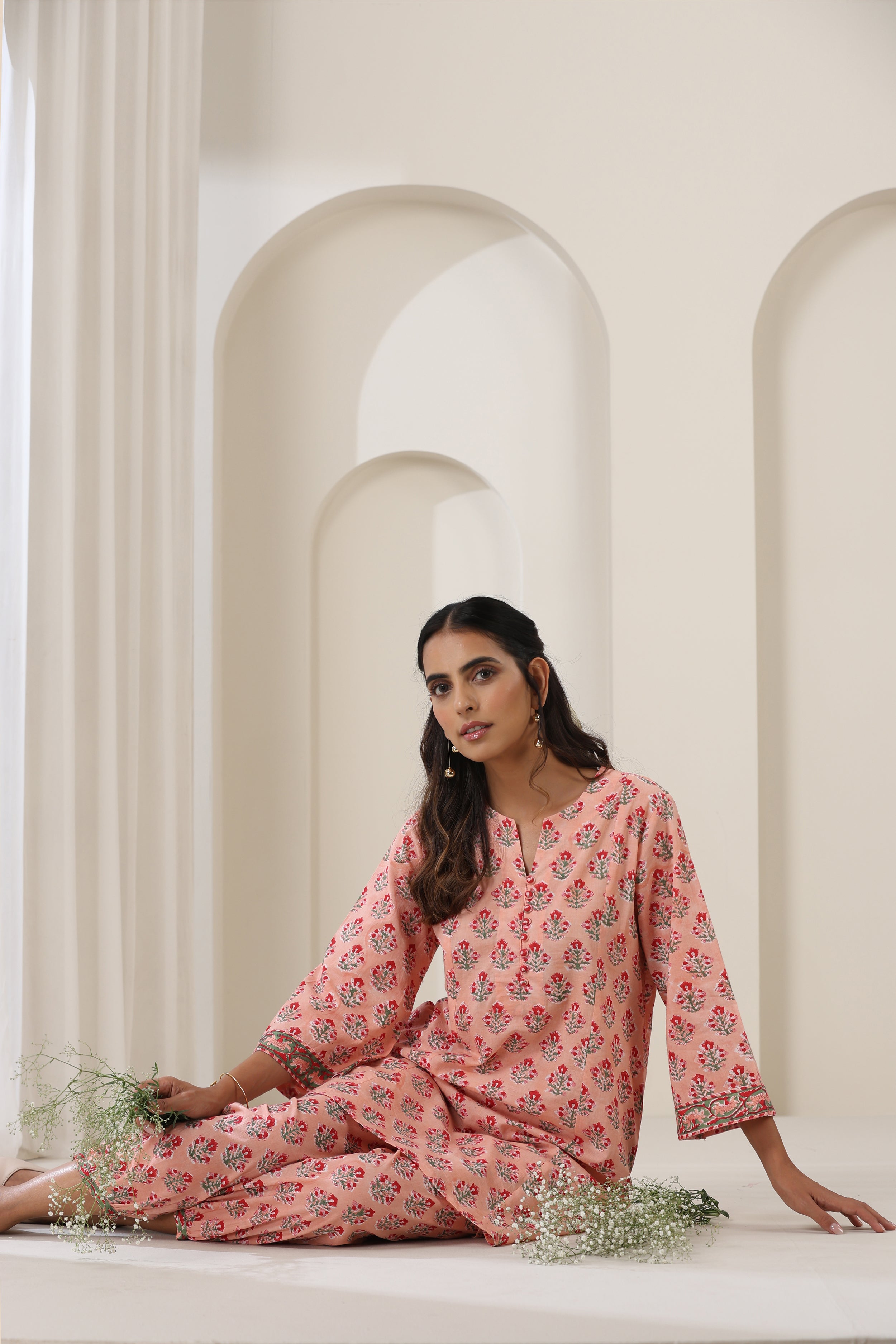 Peach Blossom Co-ord Set