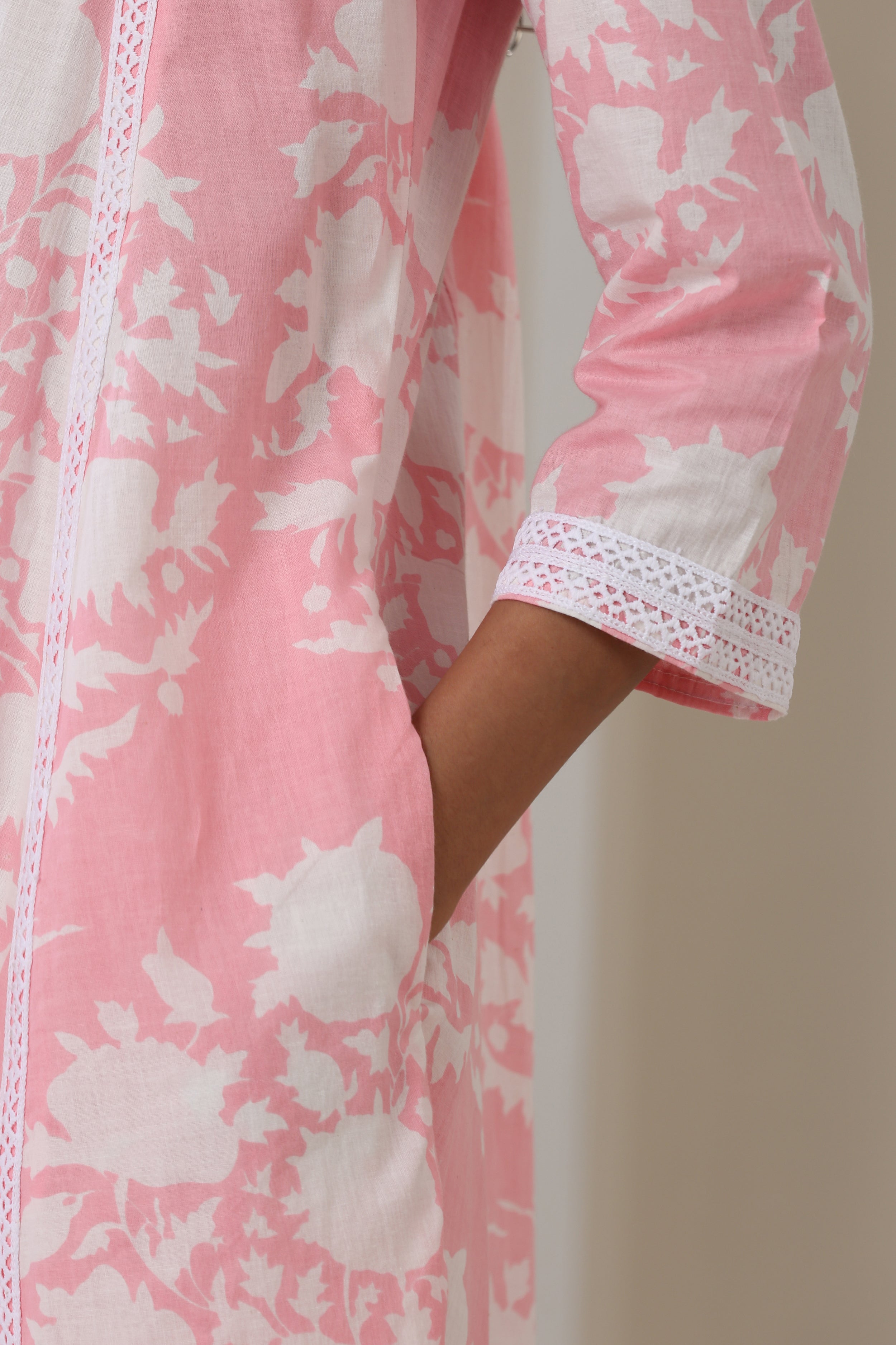 Pink Audrey Kurta Set of 2