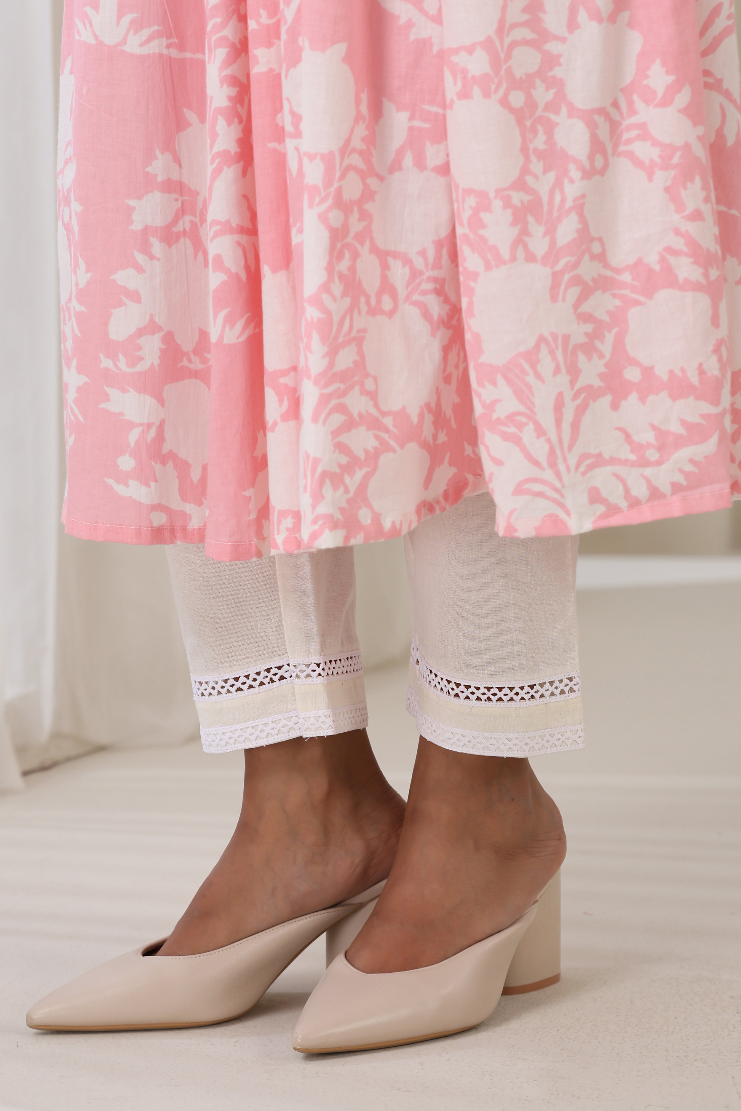 Pink Audrey Kurta Set of 2