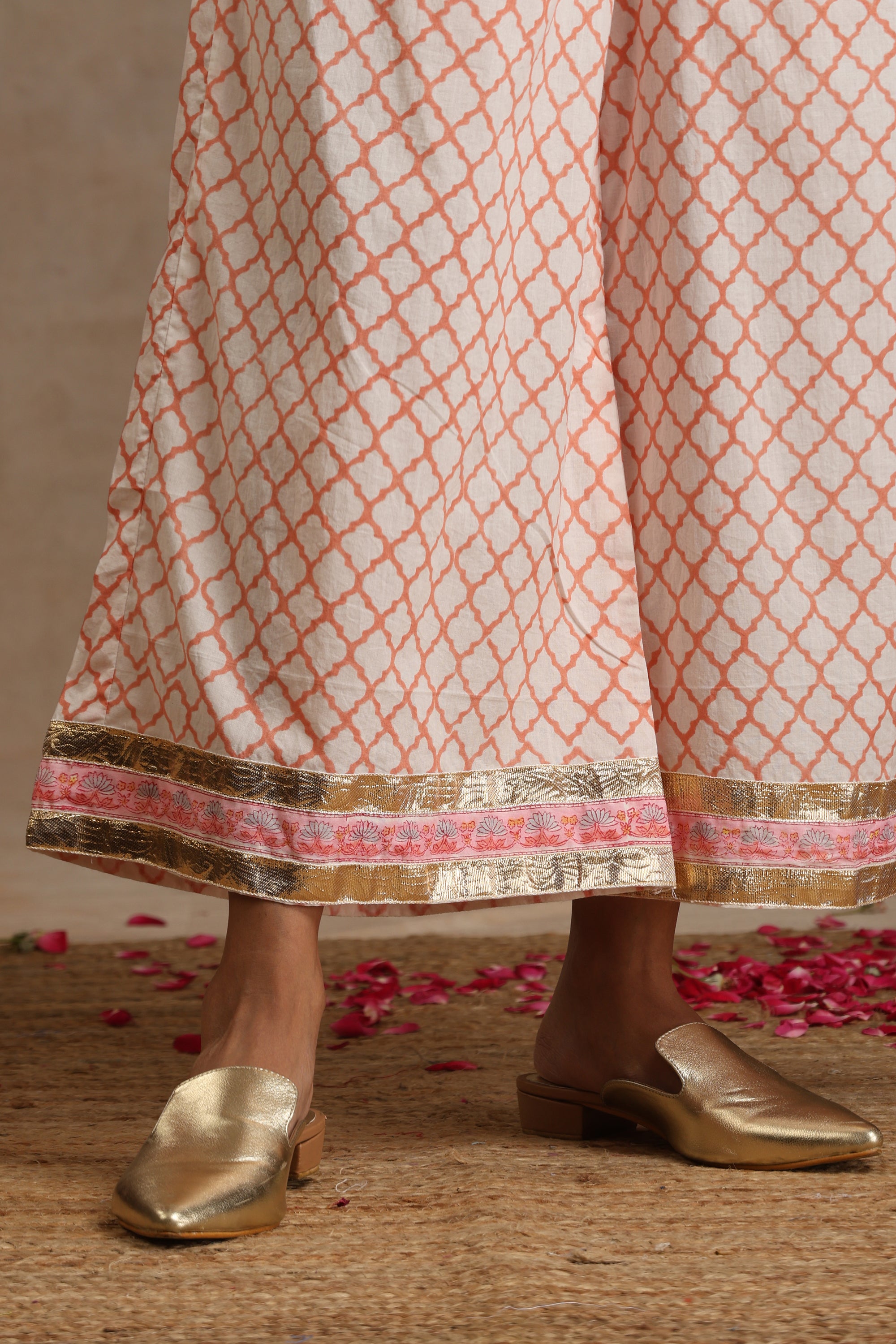 Pink Dahlia Angrakha Set of 3