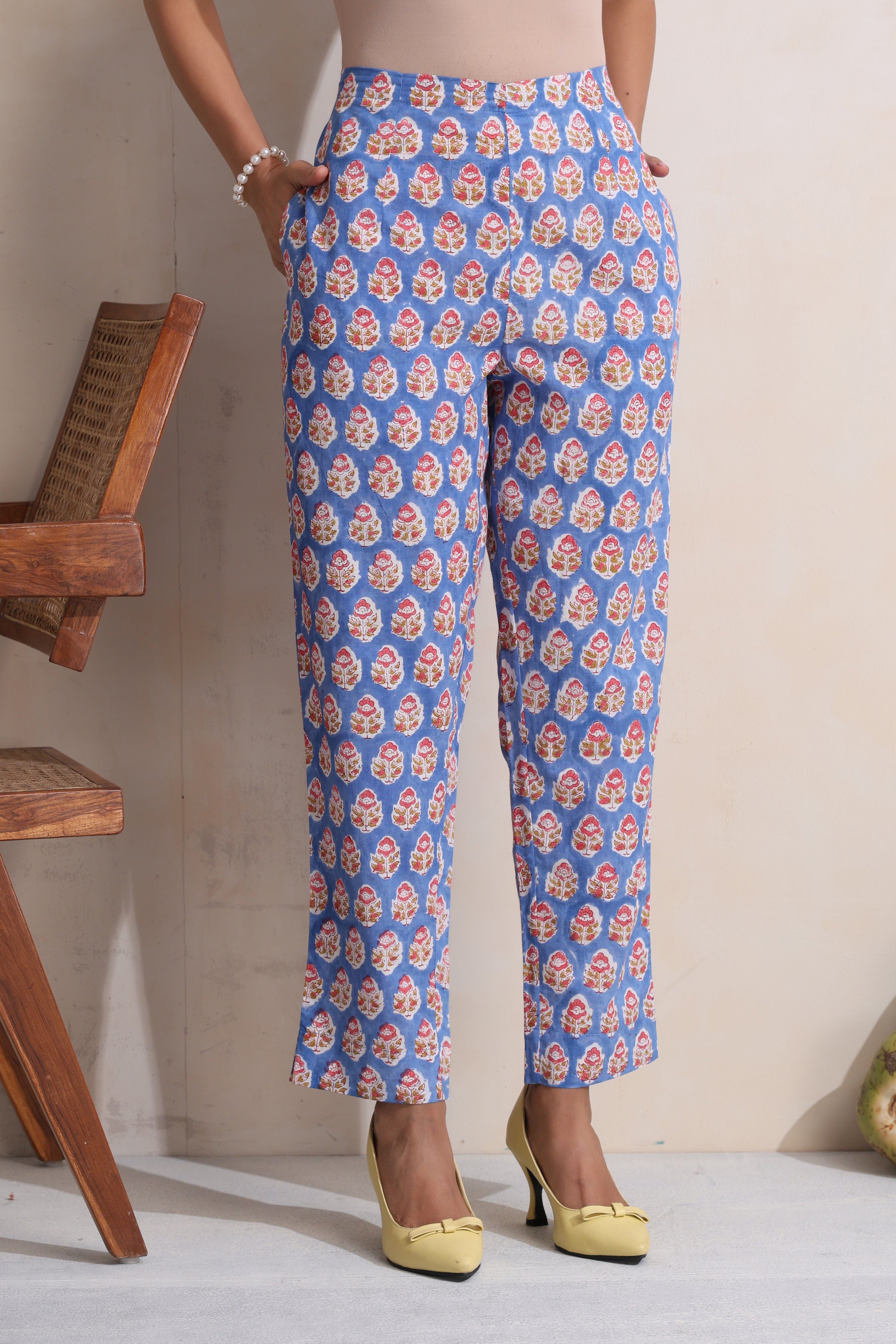 Blue Beverly Kurta Set of 3
