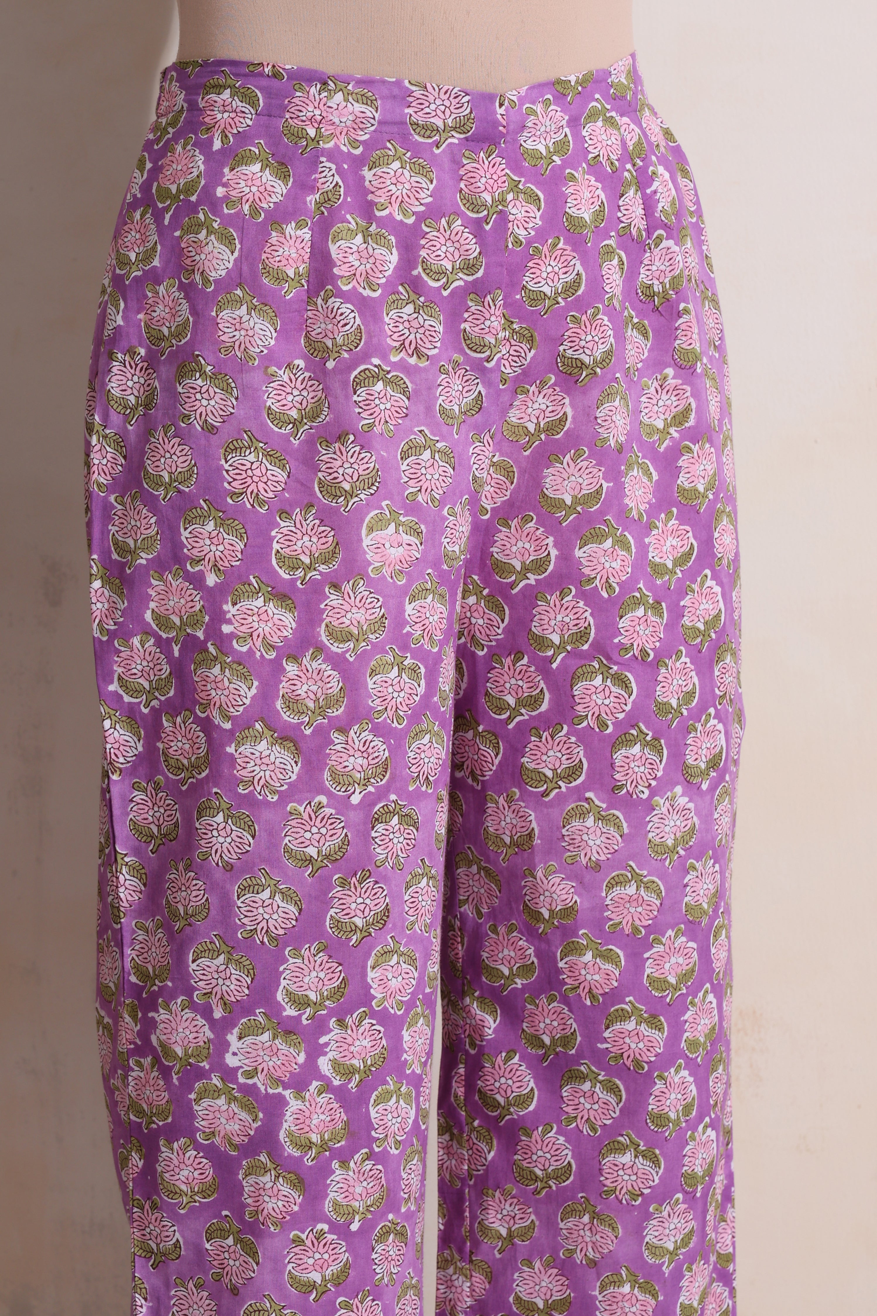 Lavender Lea Gathered Kurta Set of 3