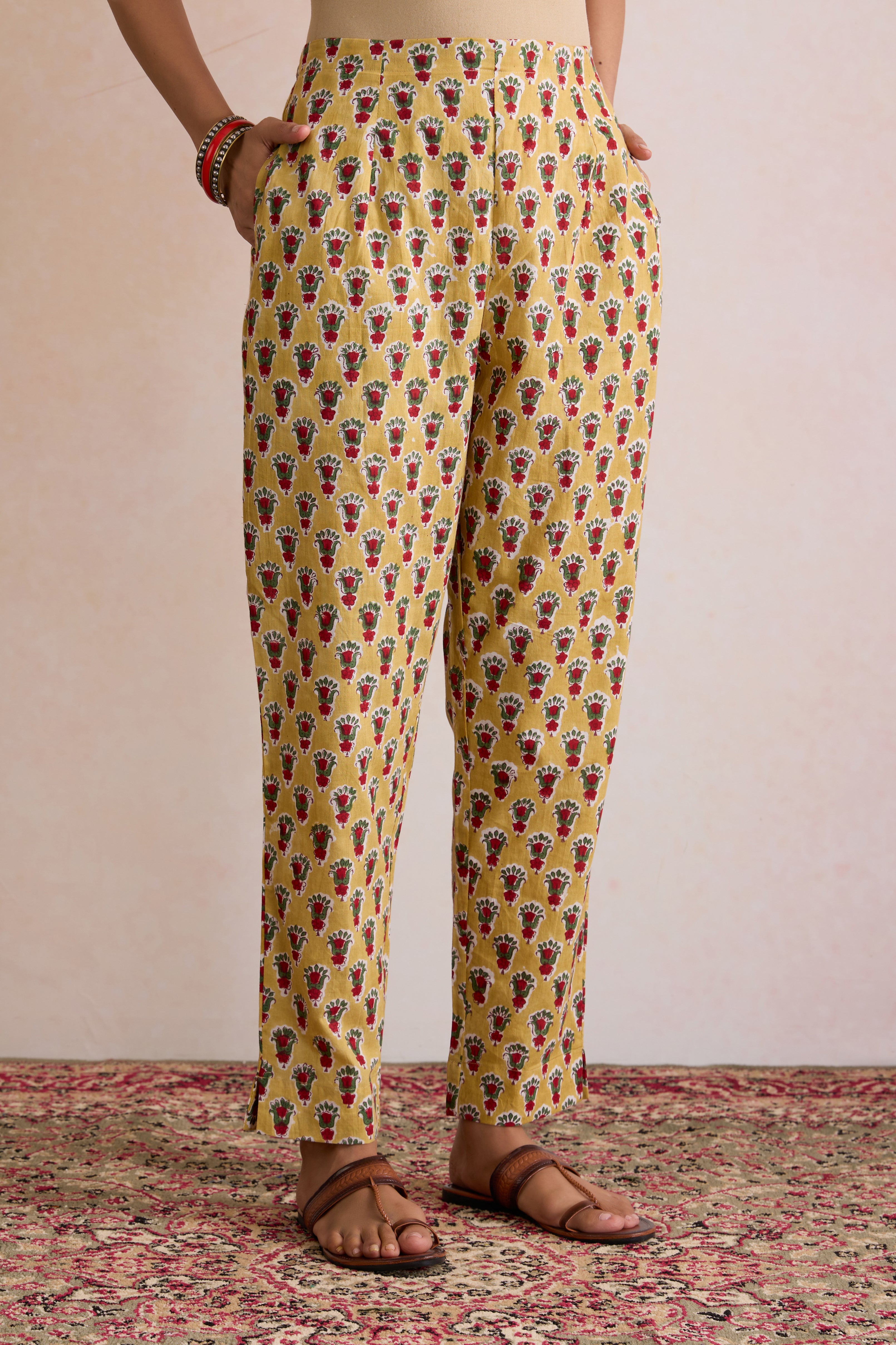 Yellow Evie Embroidered Kurta Set of 3