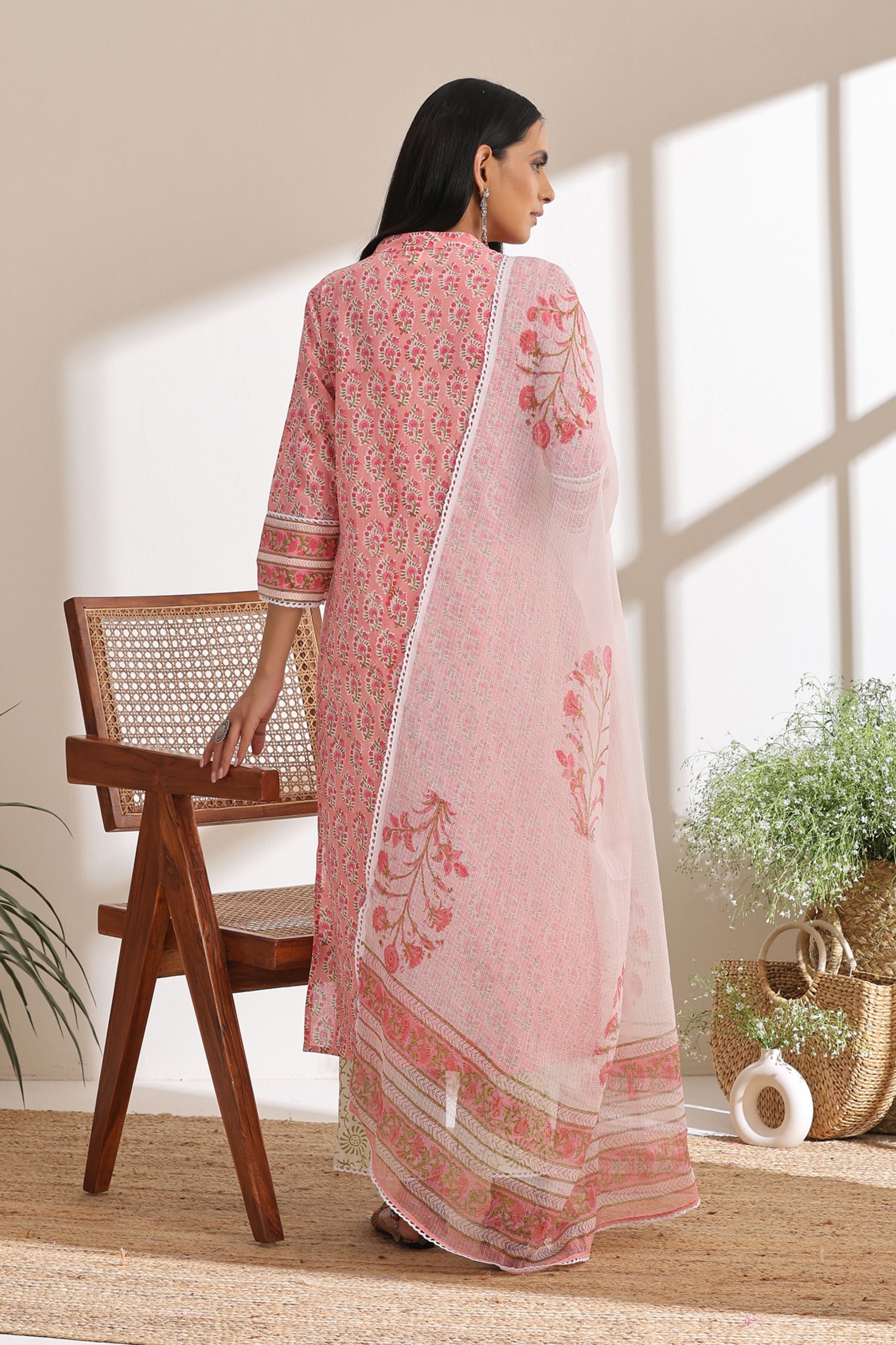 Tulip Pink Kurta Set of 3