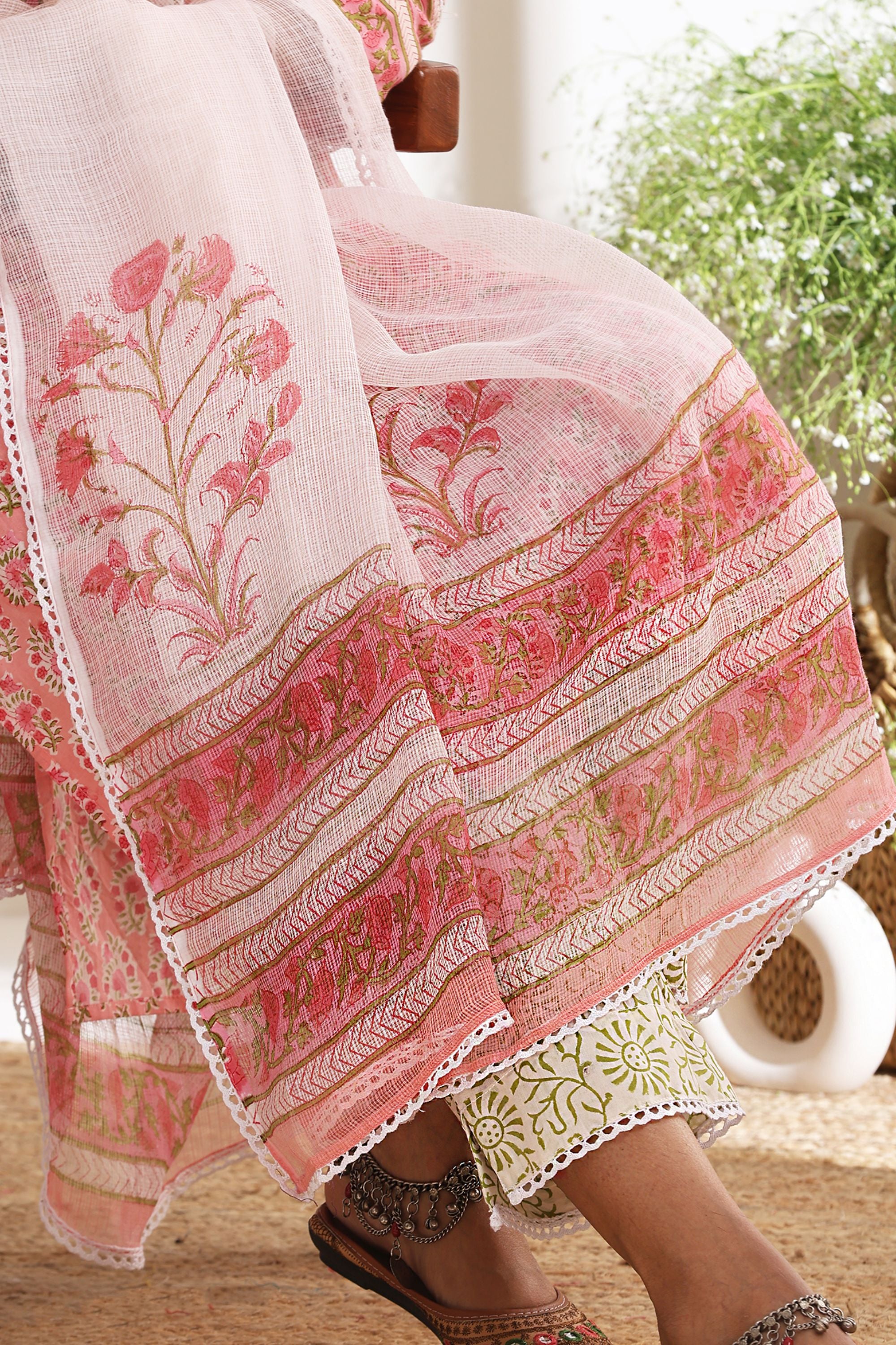 Tulip Pink Kurta Set of 3