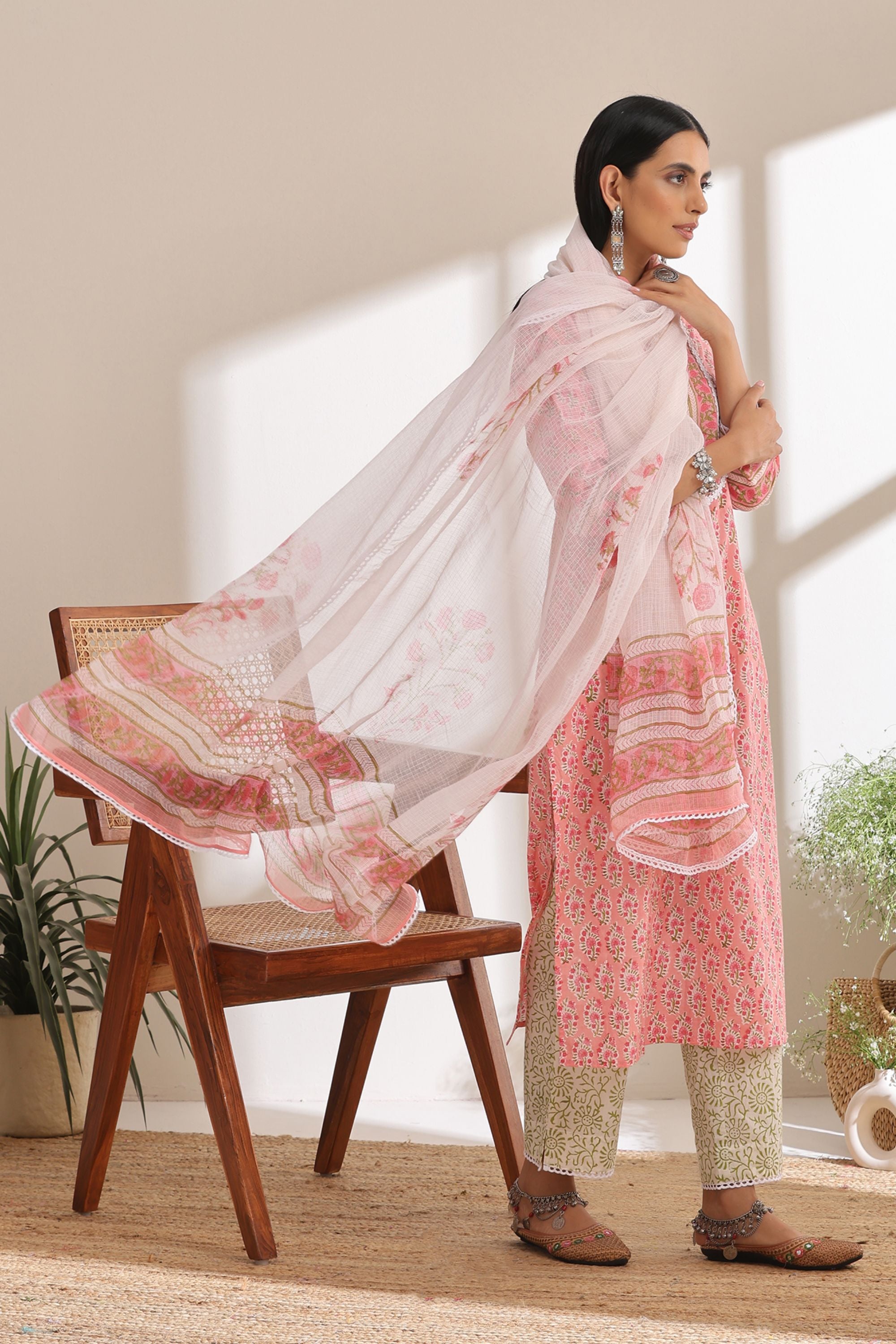 Tulip Pink Kurta Set of 3