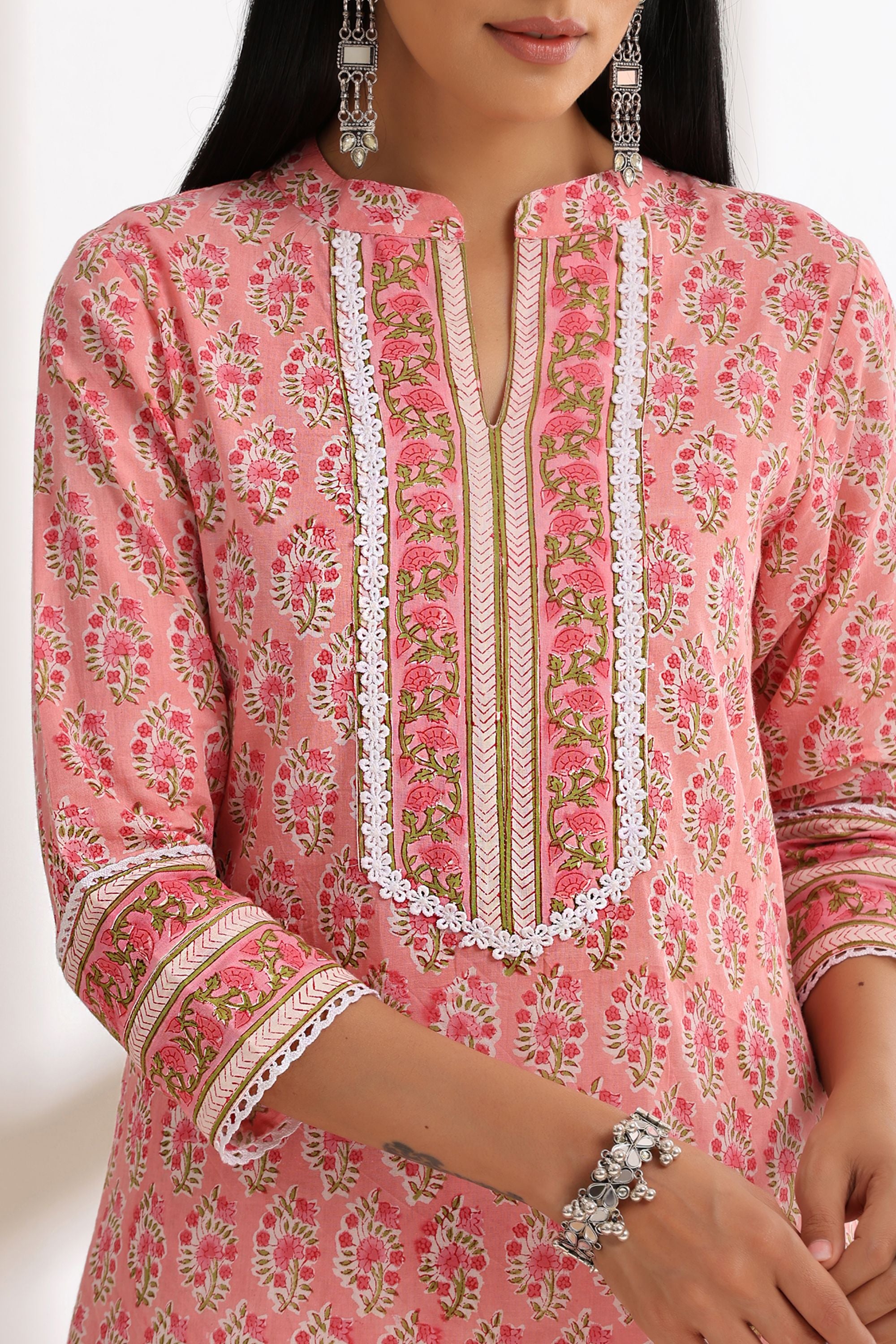 Tulip Pink Kurta Set of 3