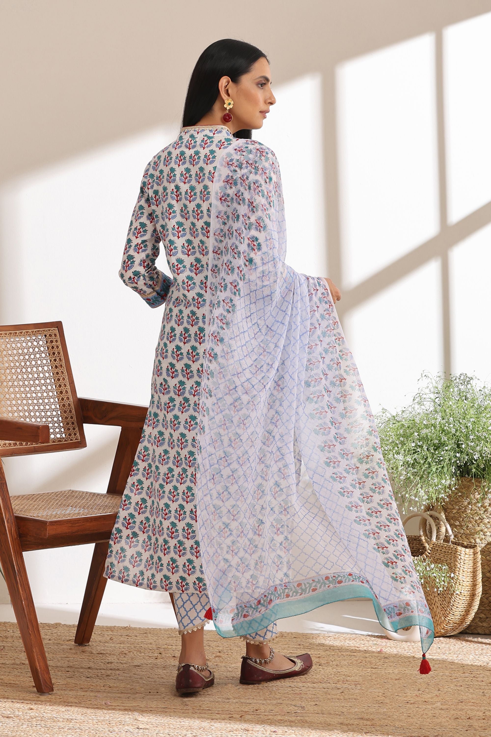 Blue Iris Kurta Set of 3