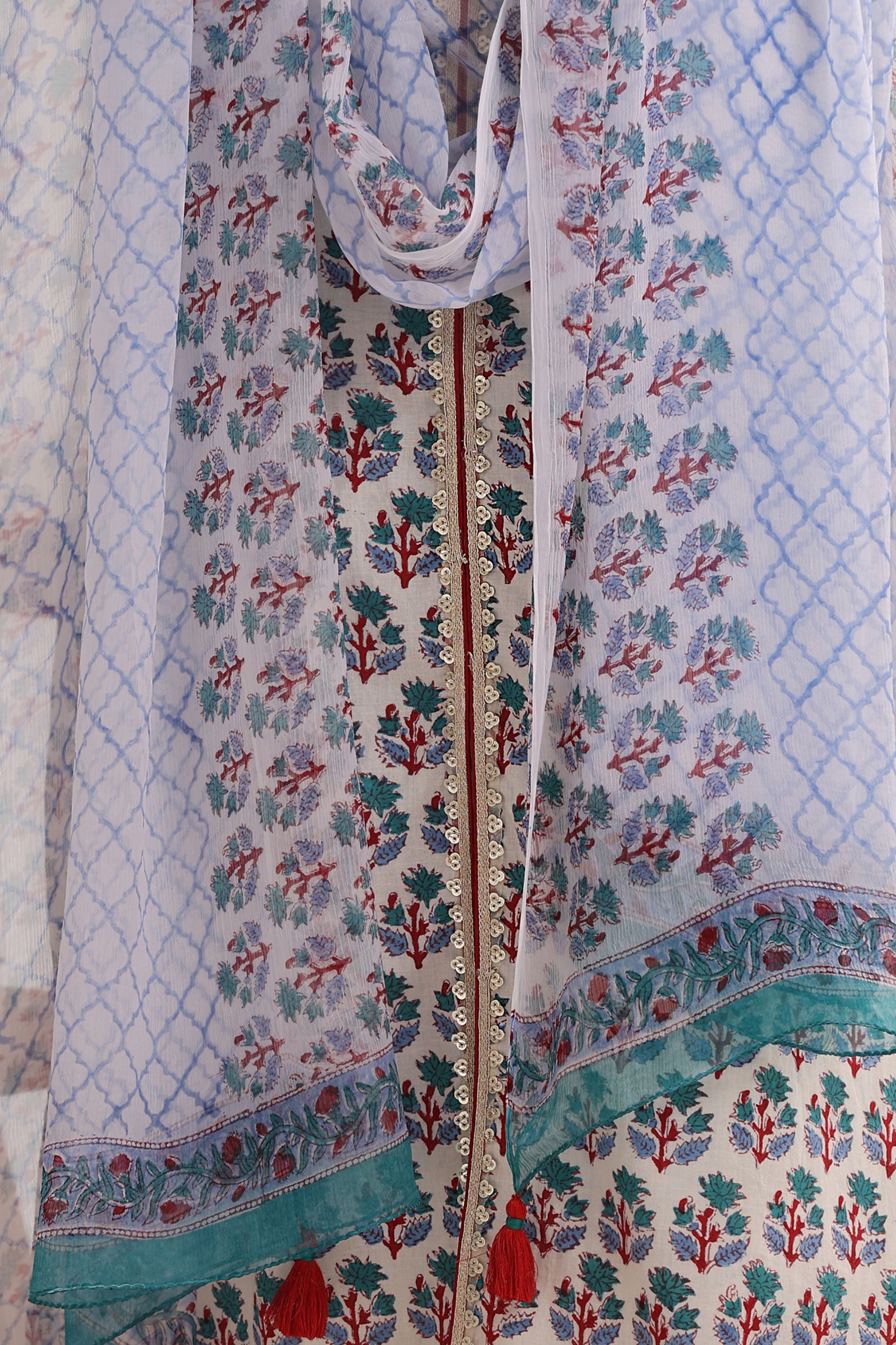 Blue Iris Kurta Set of 3