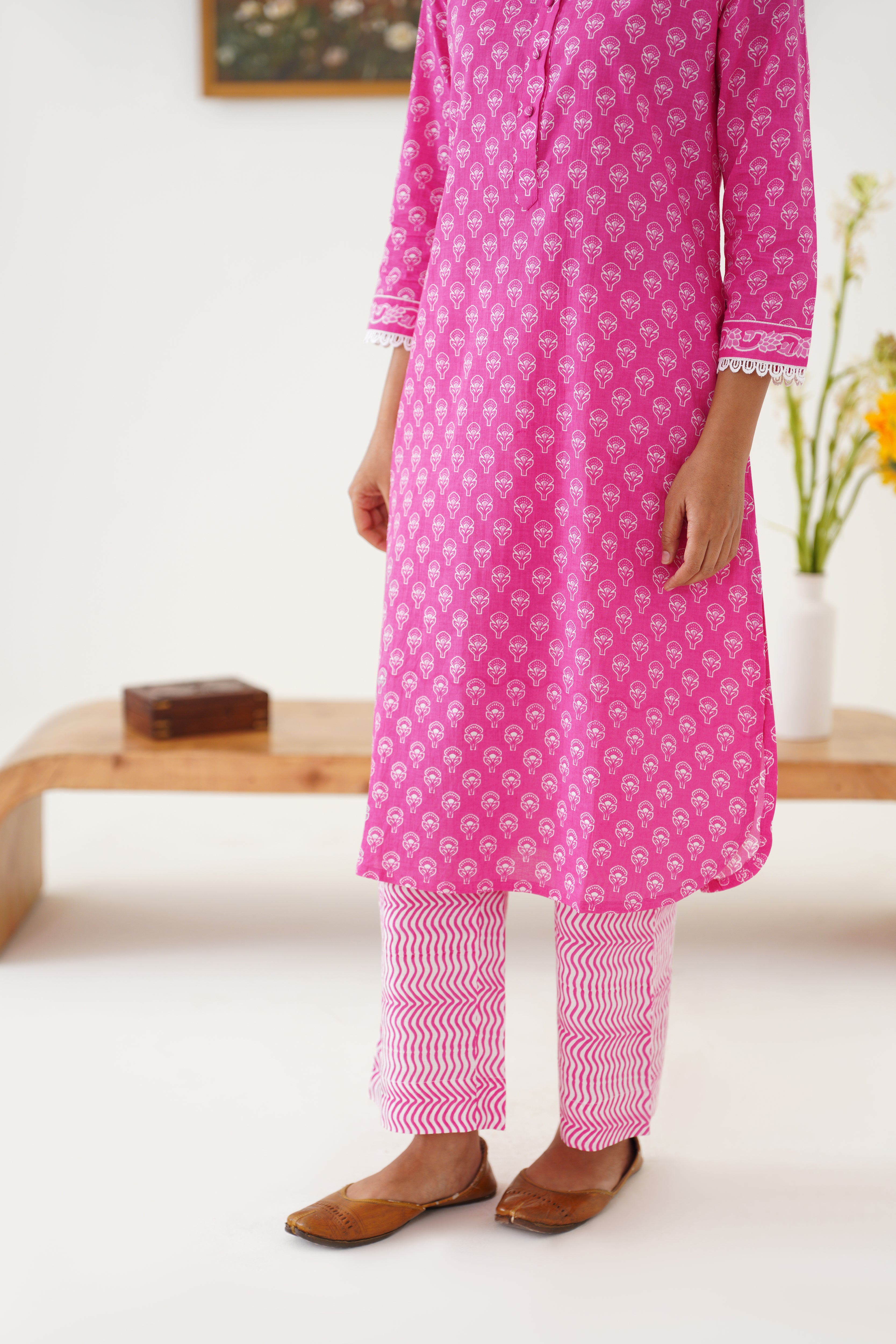 Pink Penny Kurta Set of 2
