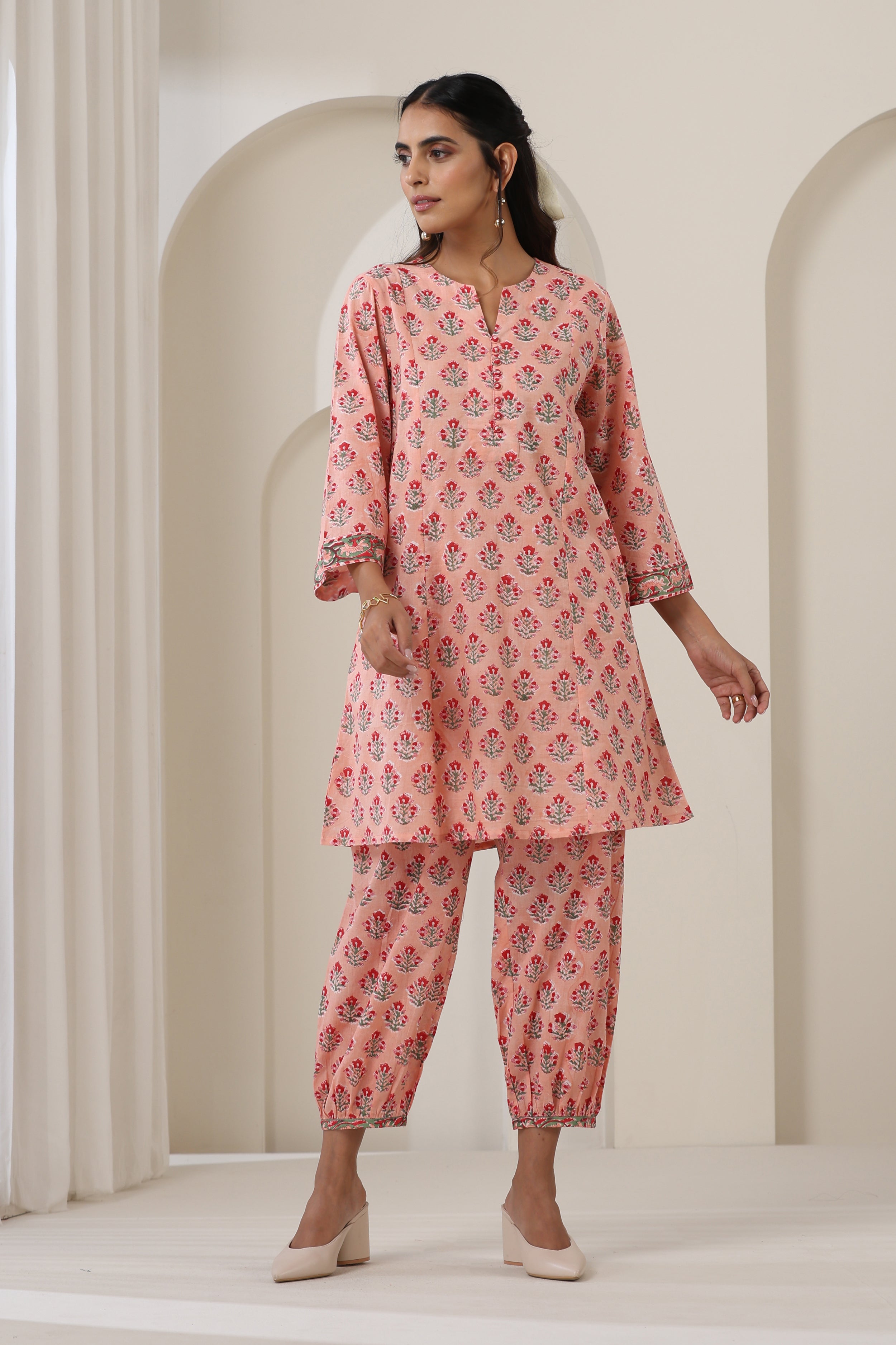 Peach Blossom Co-ord Set