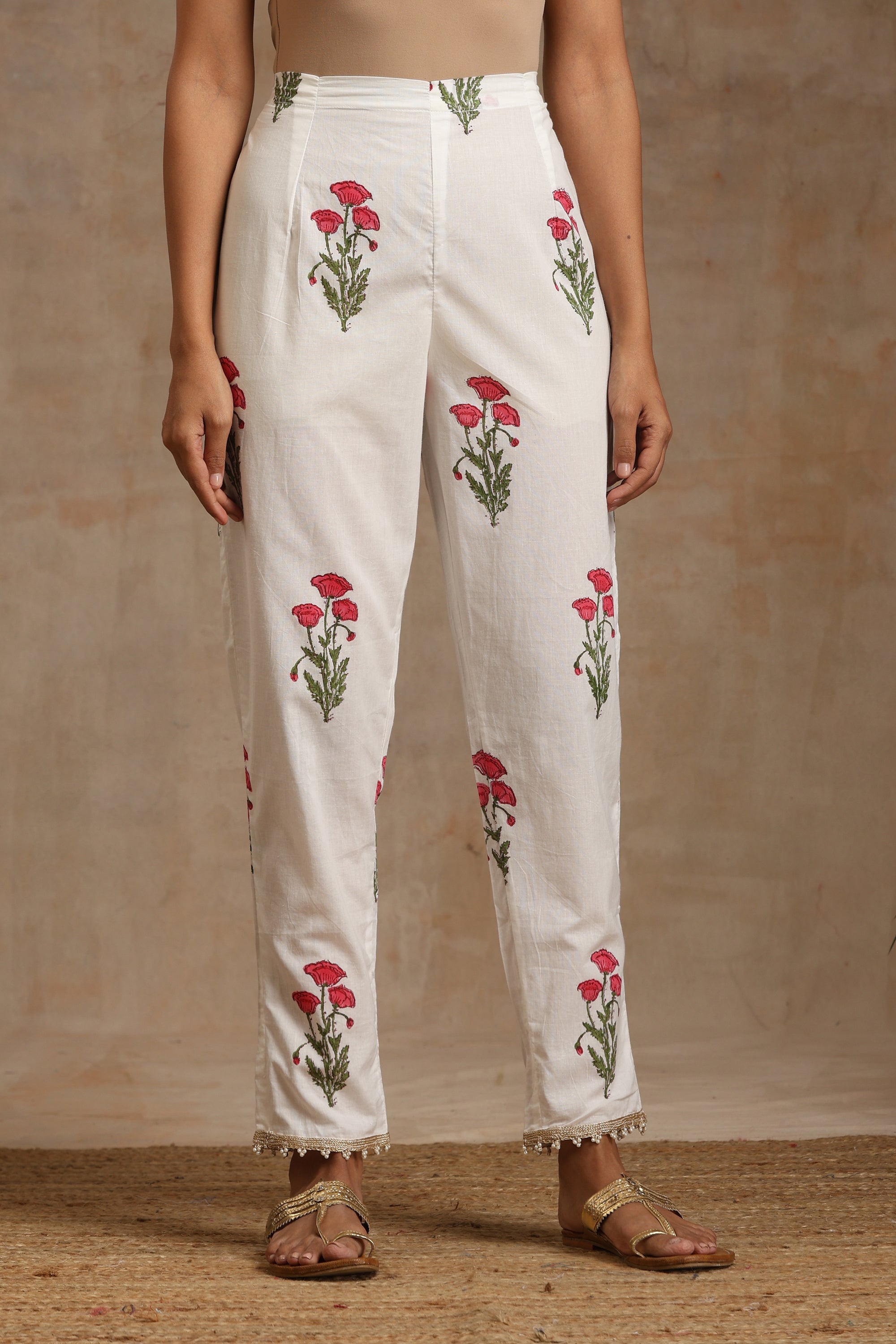 Pink Poppy Kurta Set of 3
