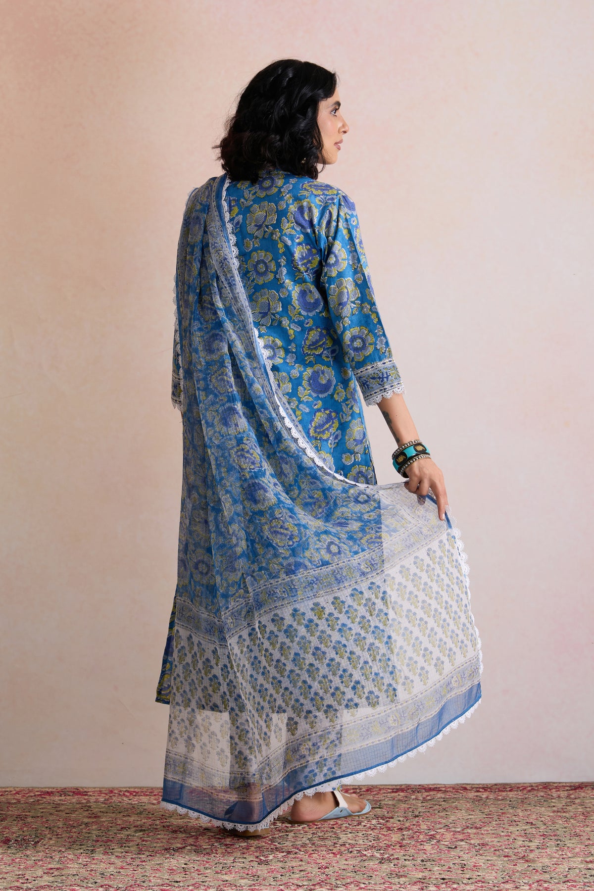 Blue Hazel Kurta Set of 3