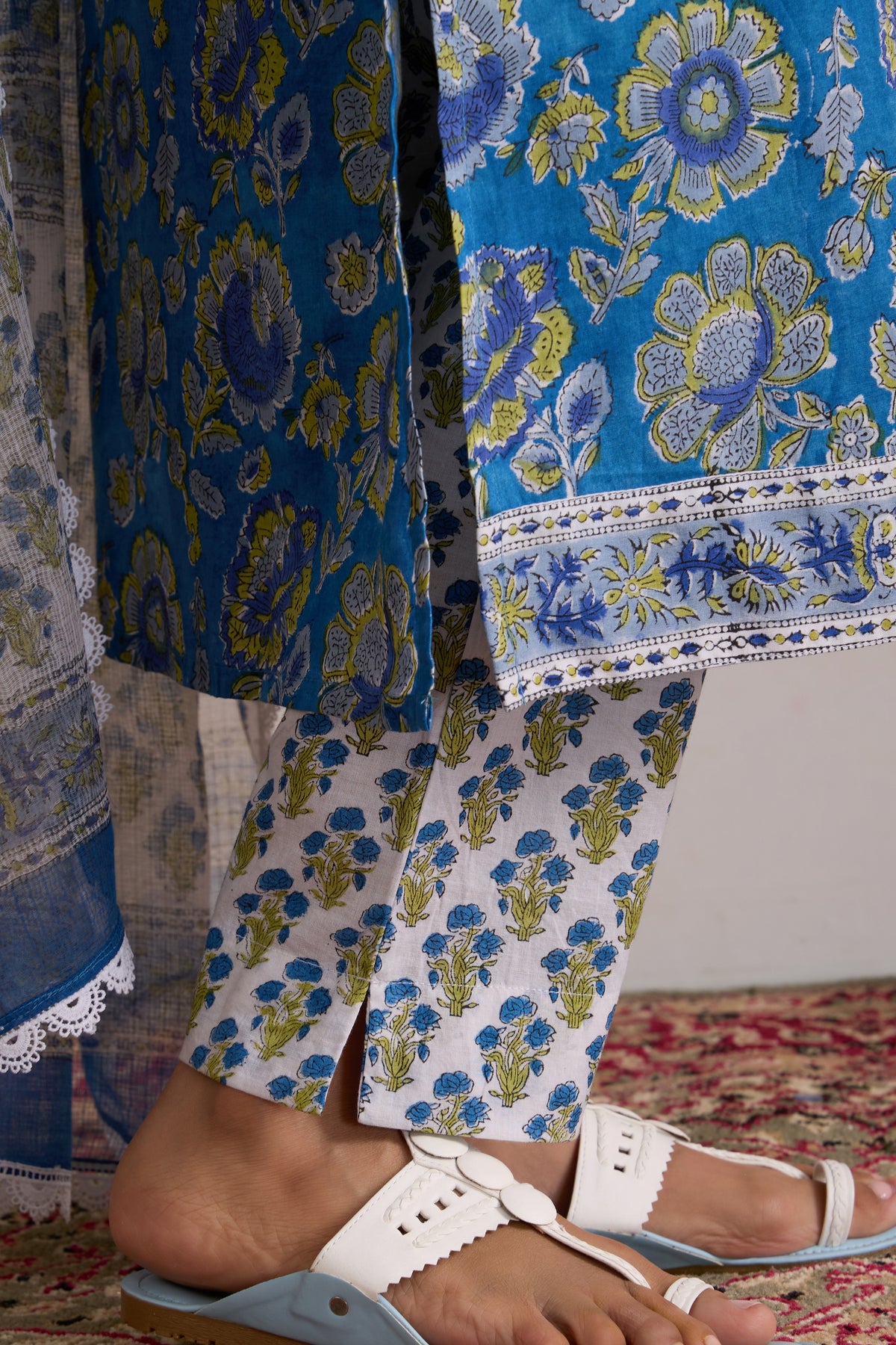 Blue Hazel Kurta Set of 3
