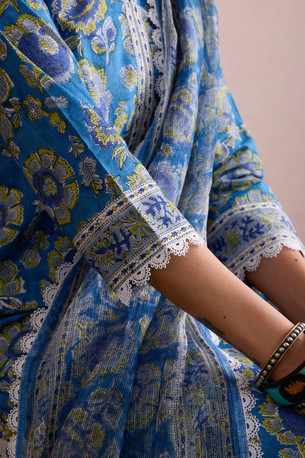 Blue Hazel Kurta Set of 3