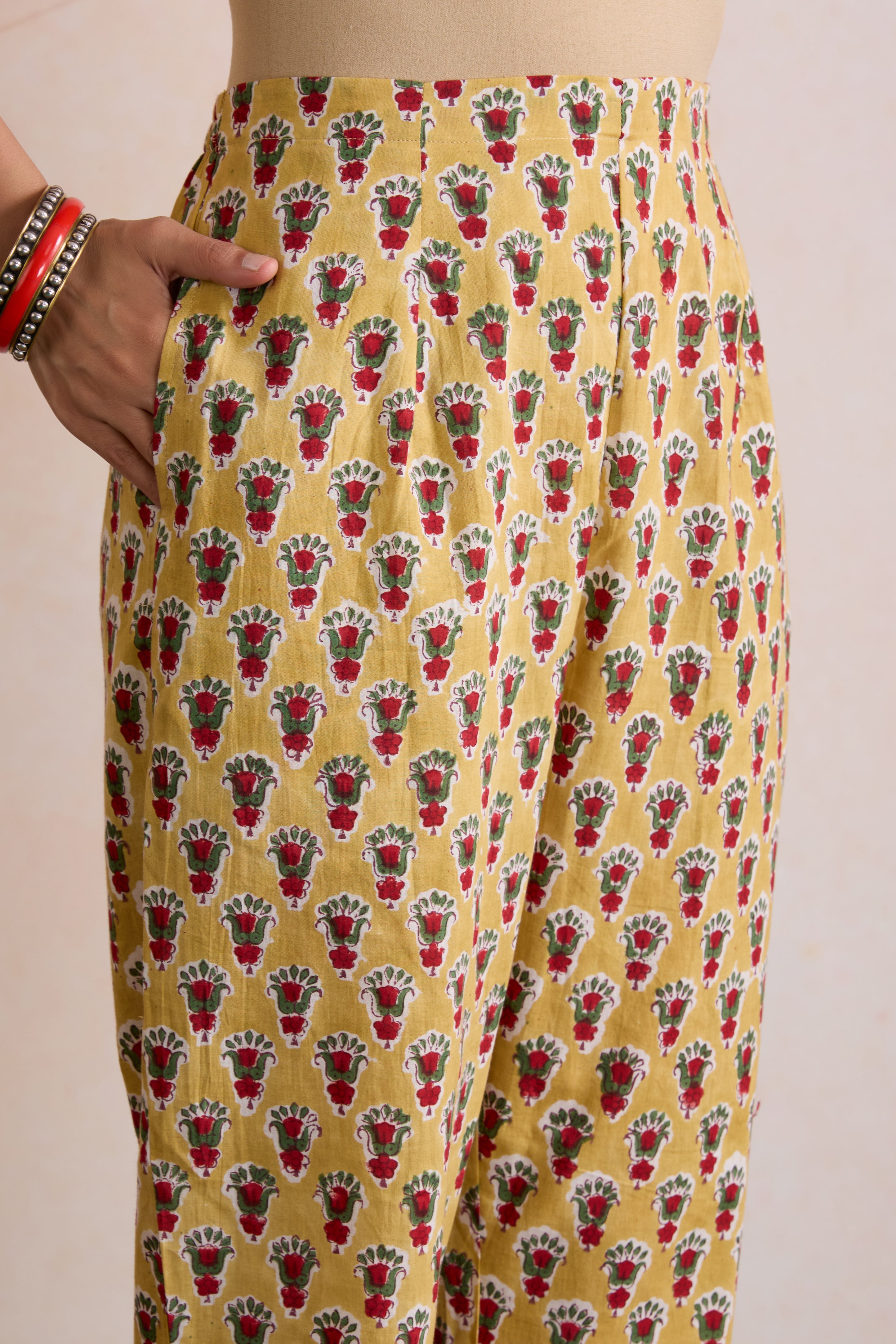 Yellow Evie Embroidered Kurta Set of 3
