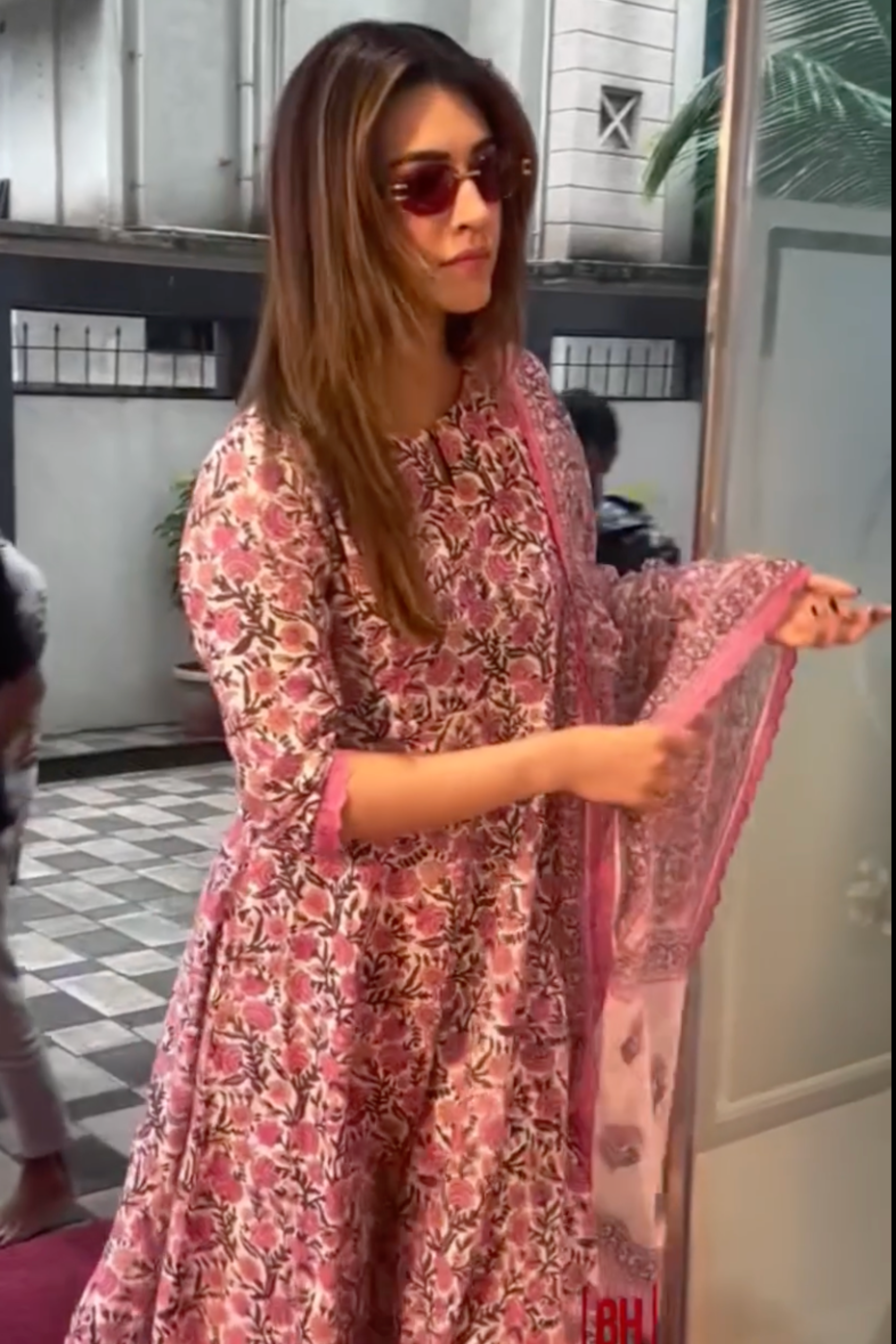 Pink Penelope Anarkali Set of 3